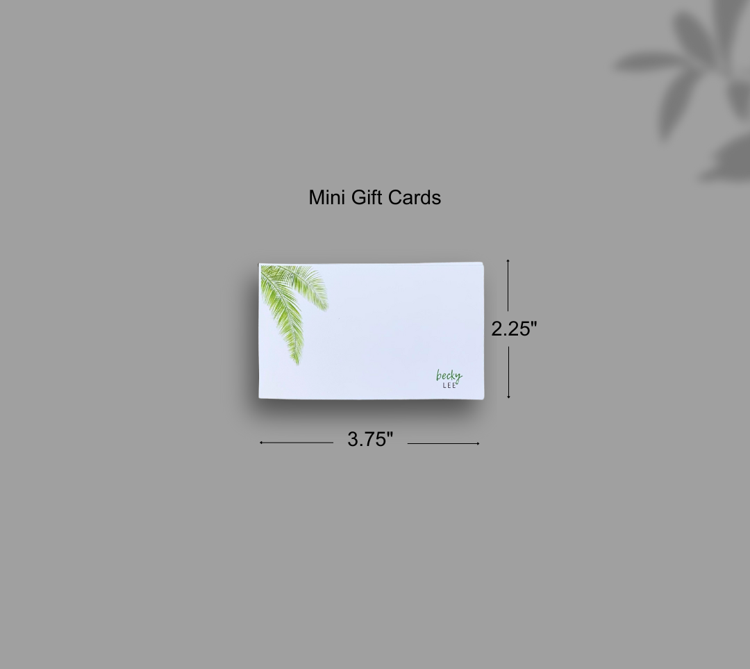 Stationery - Gift Cards, Delivery Pads, Memo Pads, Money Envelopes