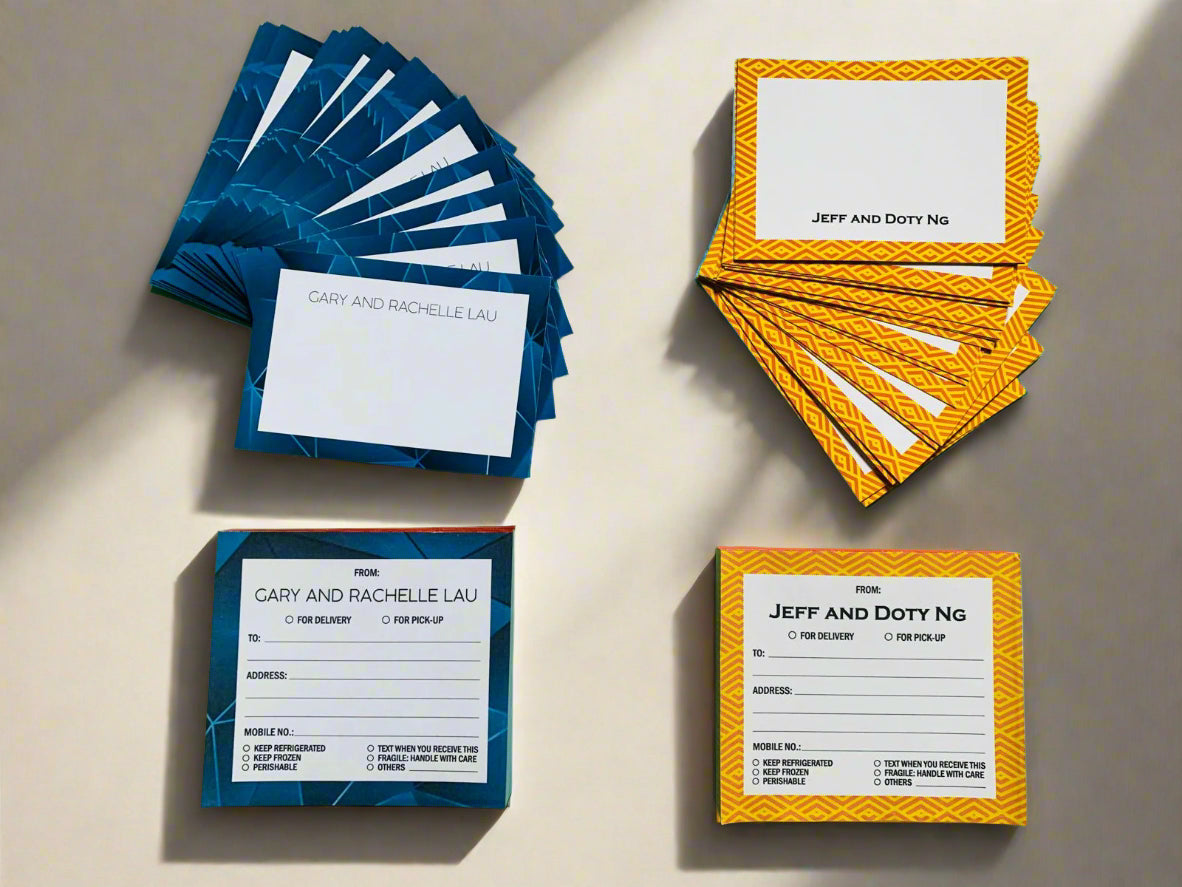 Stationery - Gift Cards, Delivery Pads, Memo Pads, Money Envelopes