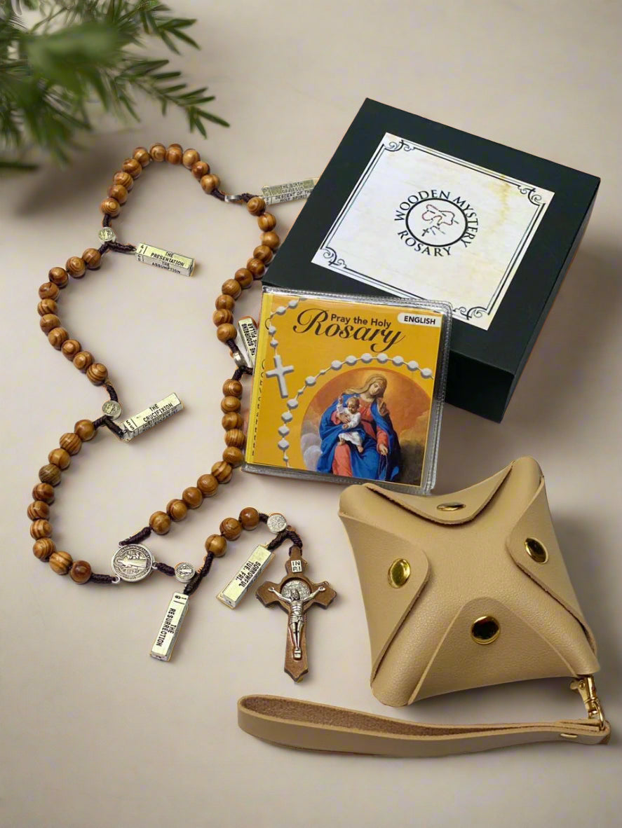 Wooden Mystery Rosary