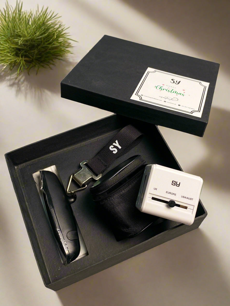 Travel Luggage Scale and/or Universal Travel Adapter