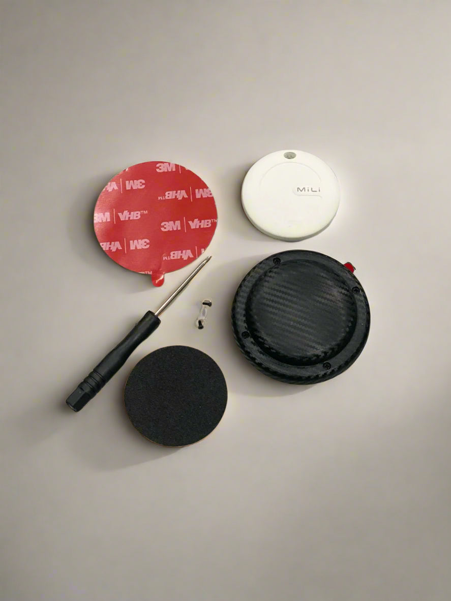 MiLi Trackers (Tag with keyring, Card, Tag in Dome Case)