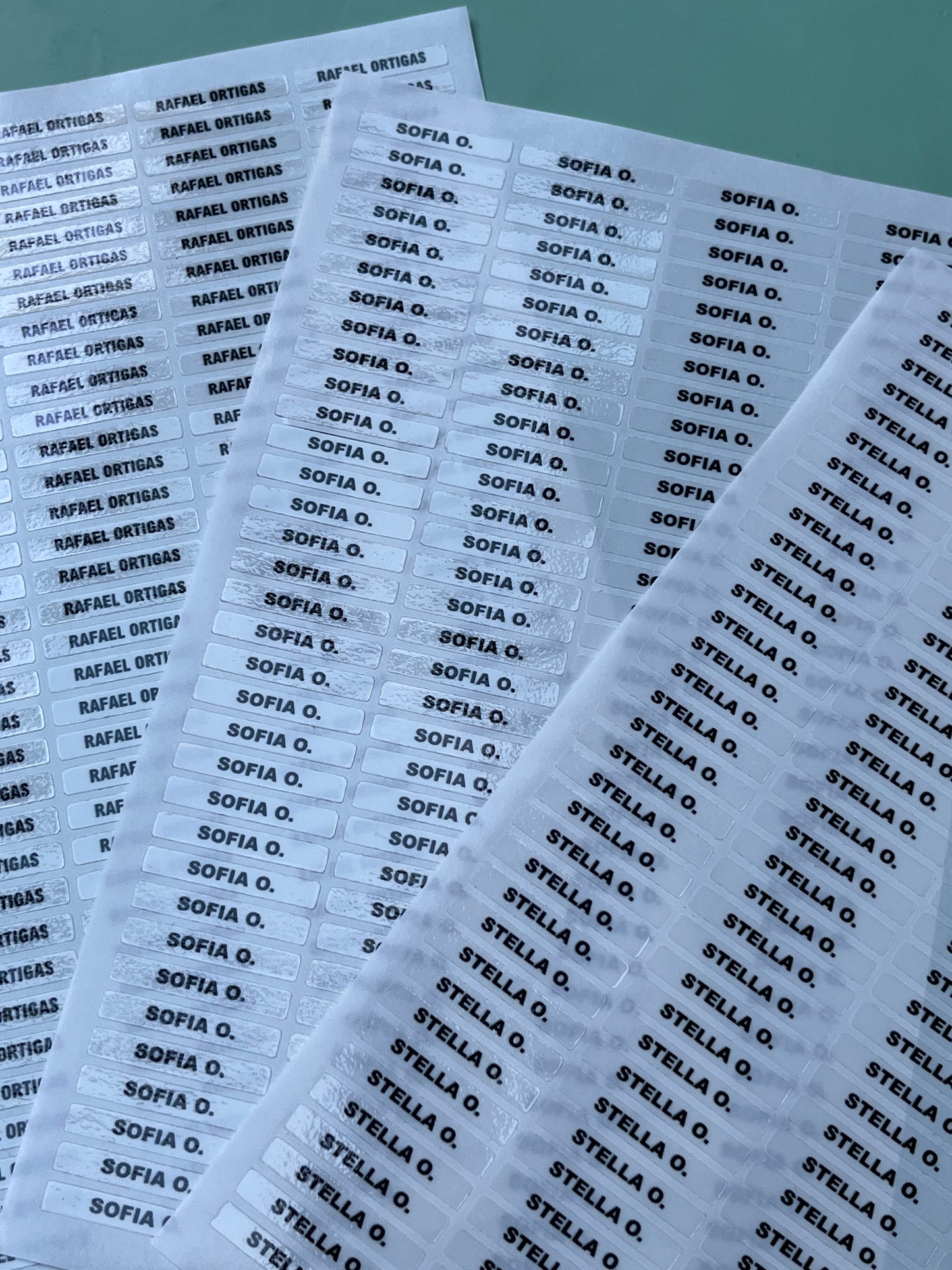 Name Labels - Waterproof Vinyl Stickers