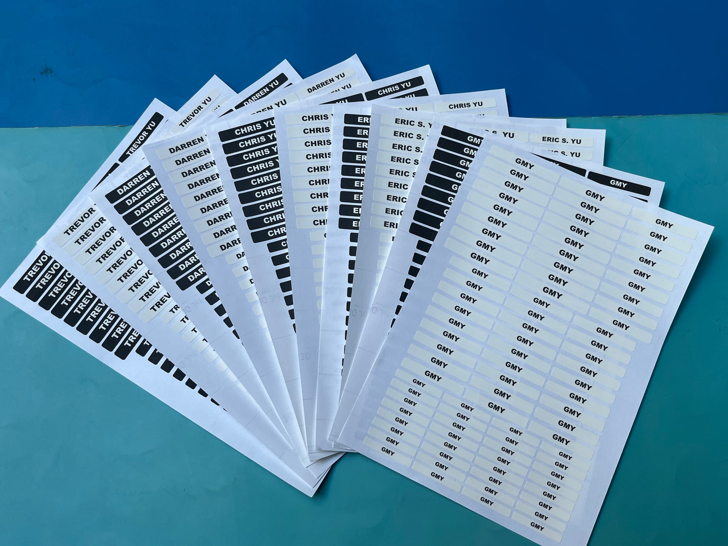Name Labels - Waterproof Vinyl Stickers