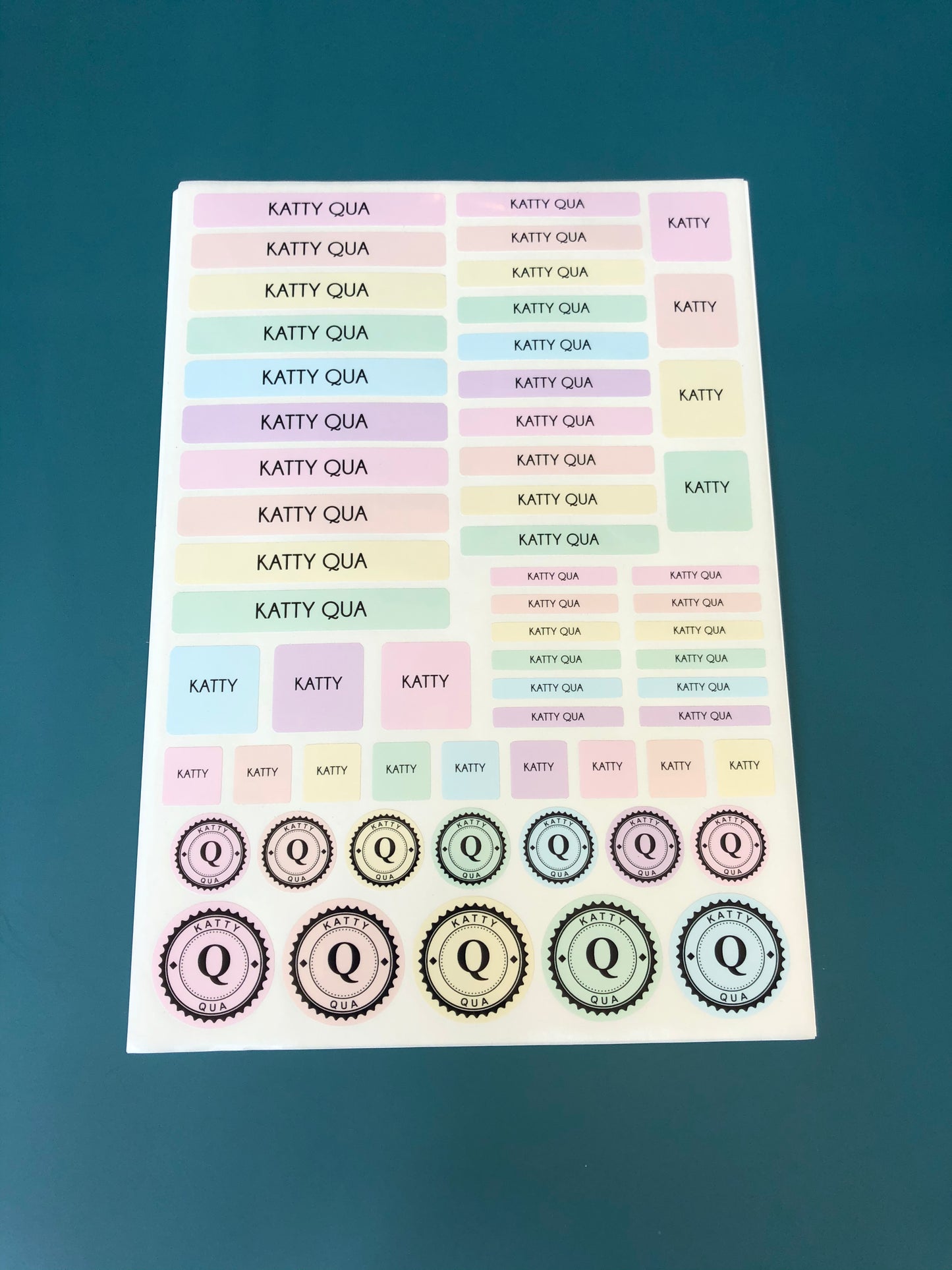 Name Labels - Waterproof Vinyl Stickers