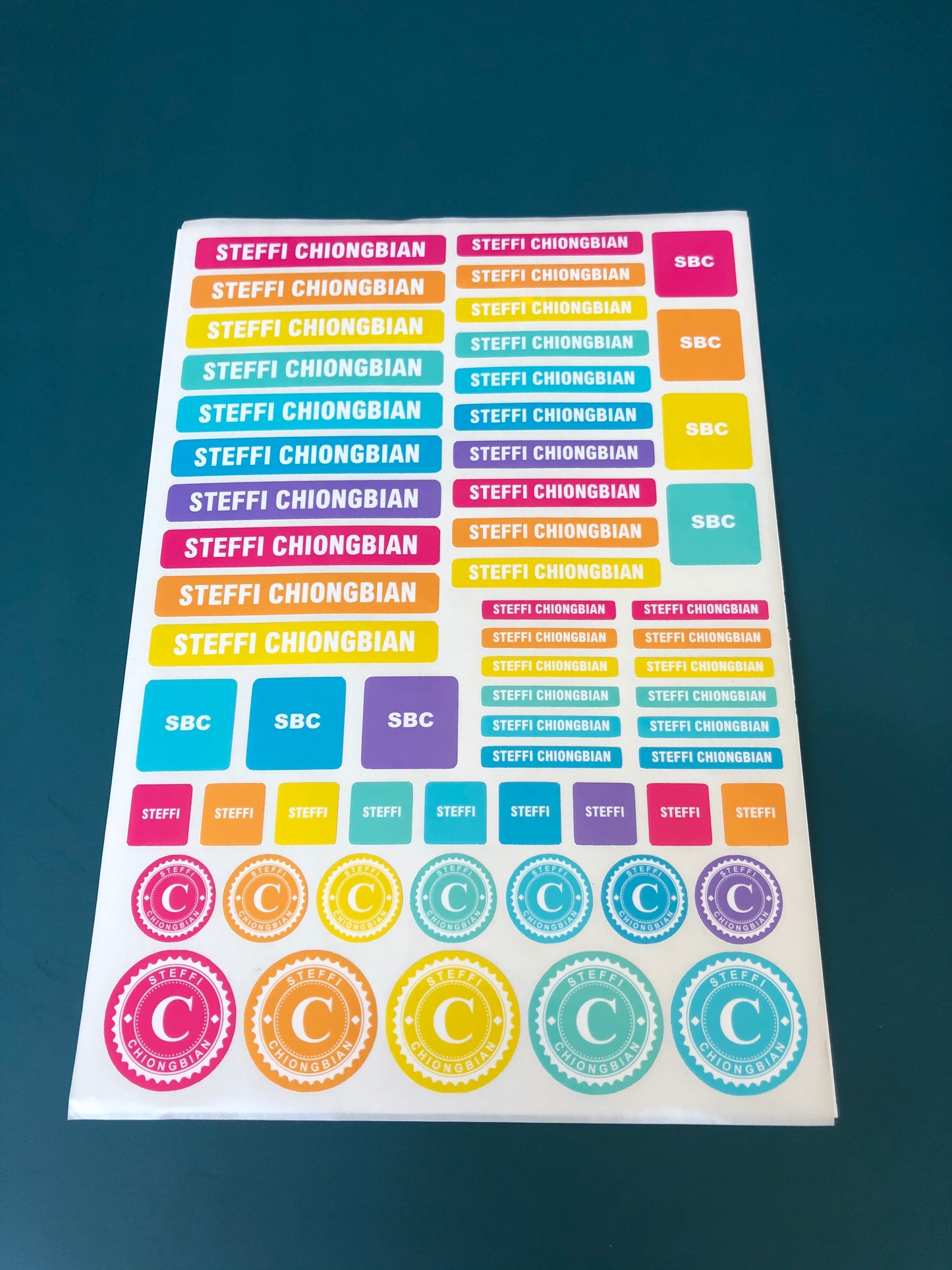 Name Labels - Waterproof Vinyl Stickers