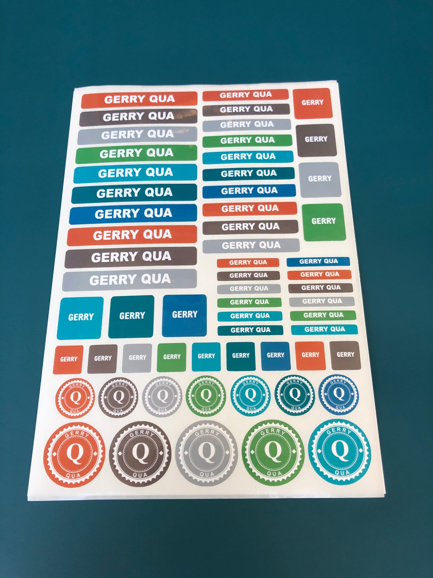 Name Labels - Waterproof Vinyl Stickers