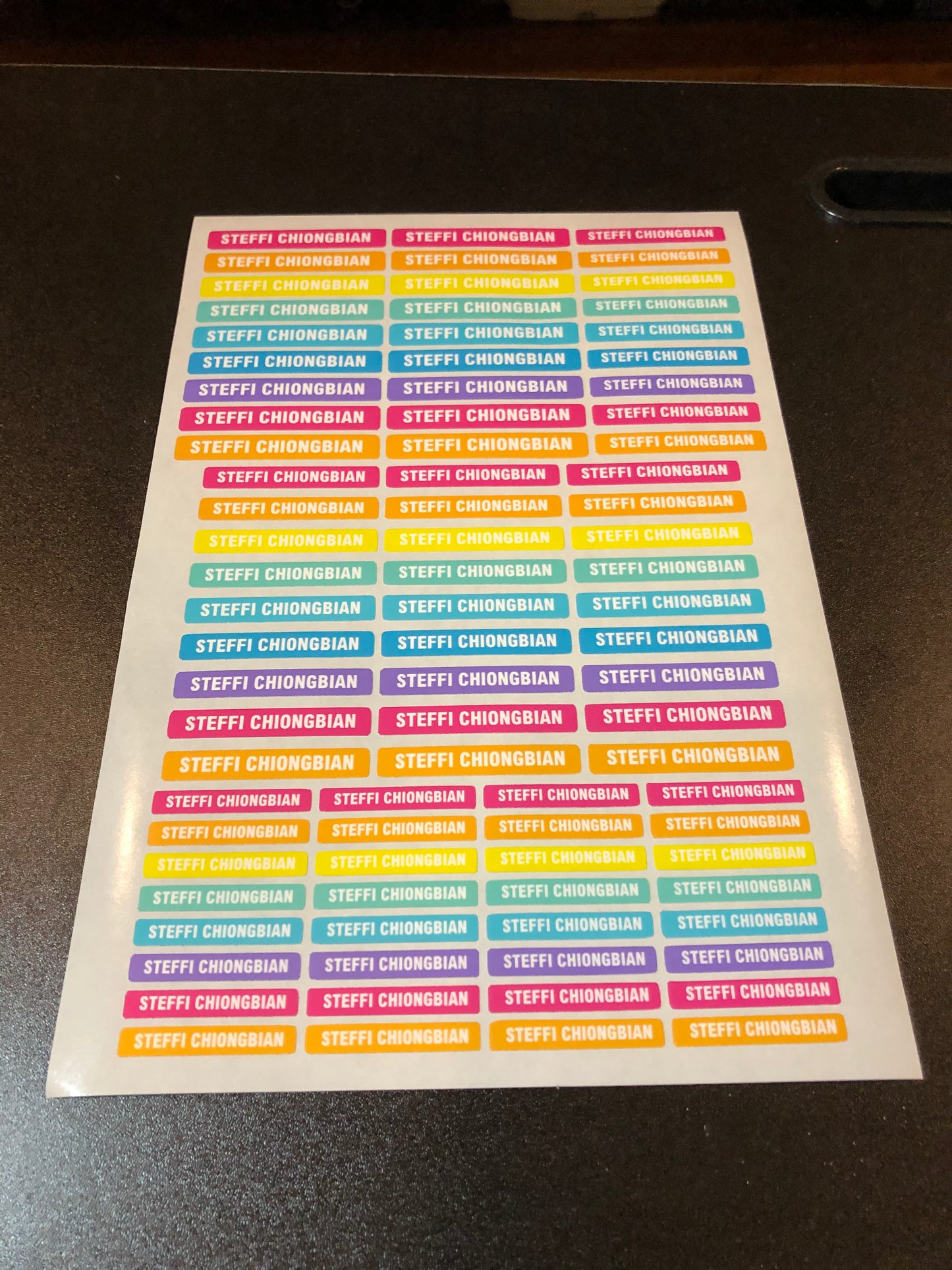 Name Labels - Waterproof Vinyl Stickers