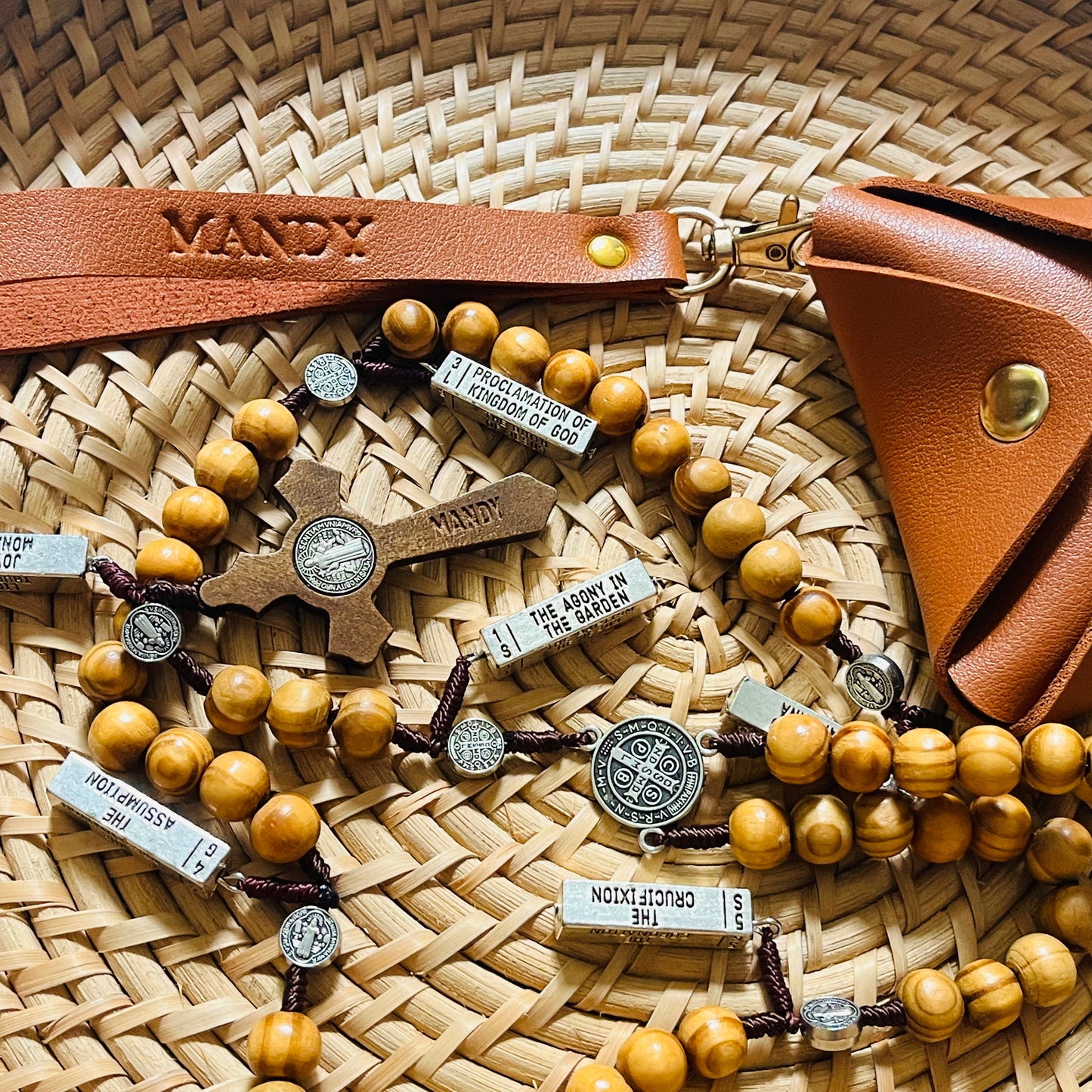 Wooden Mystery Rosary