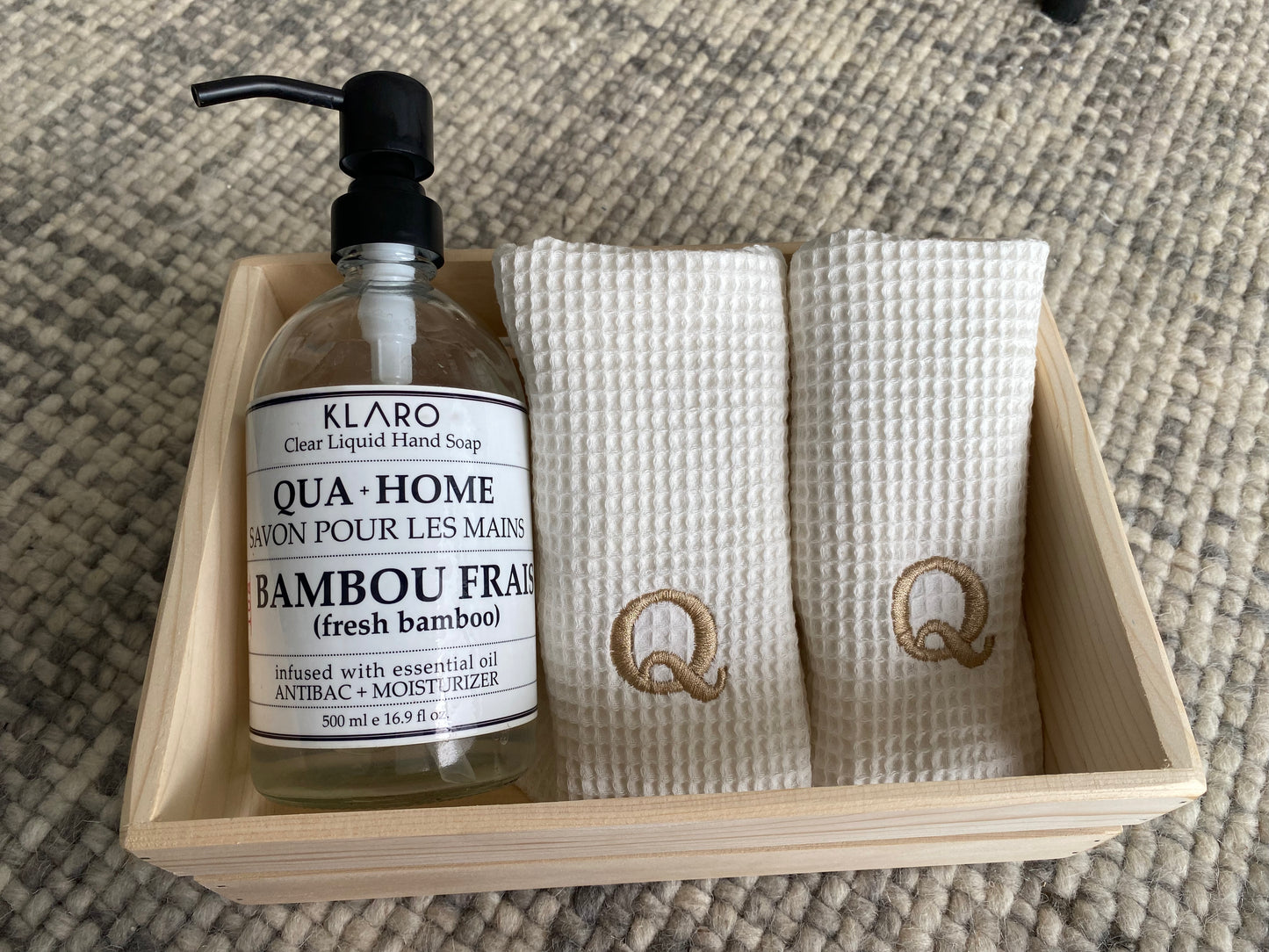 Powder Room Hand Soap / Towel Sets