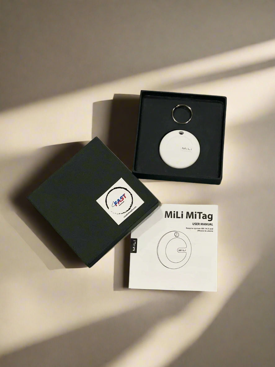 MiLi Trackers (Tag with keyring, Card, Tag in Dome Case)