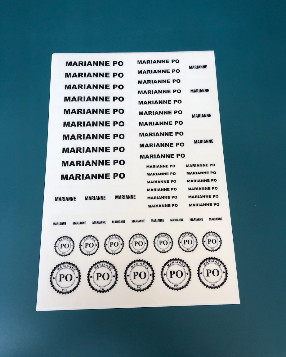 Name Labels - Waterproof Vinyl Stickers