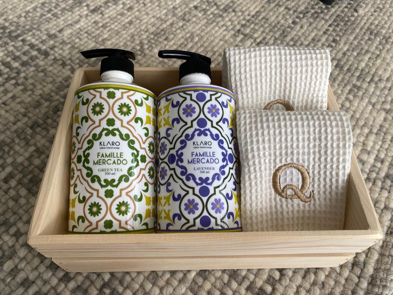 Powder Room Hand Soap / Towel Sets