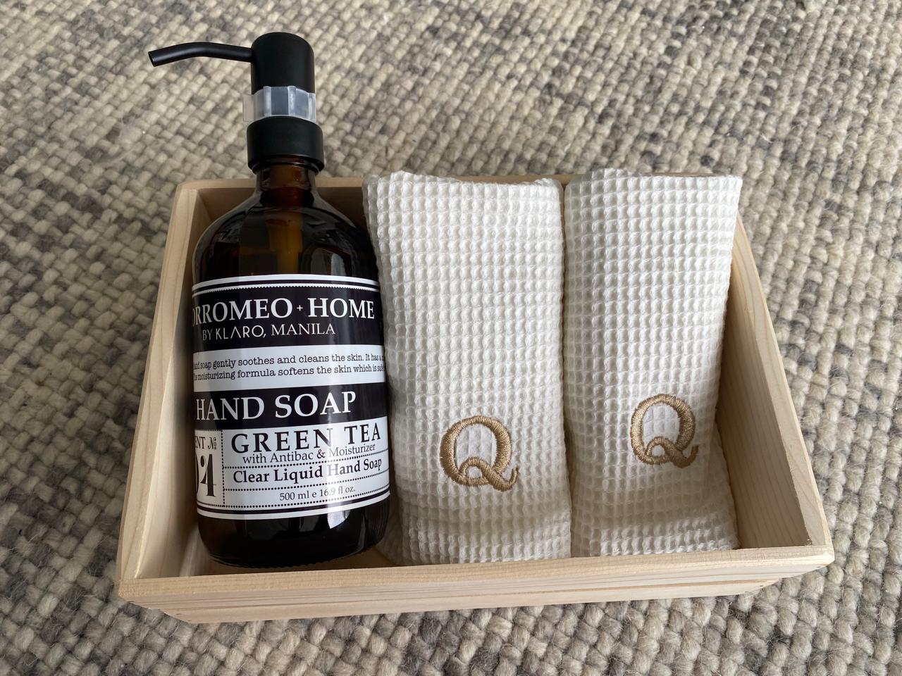 Powder Room Hand Soap / Towel Sets