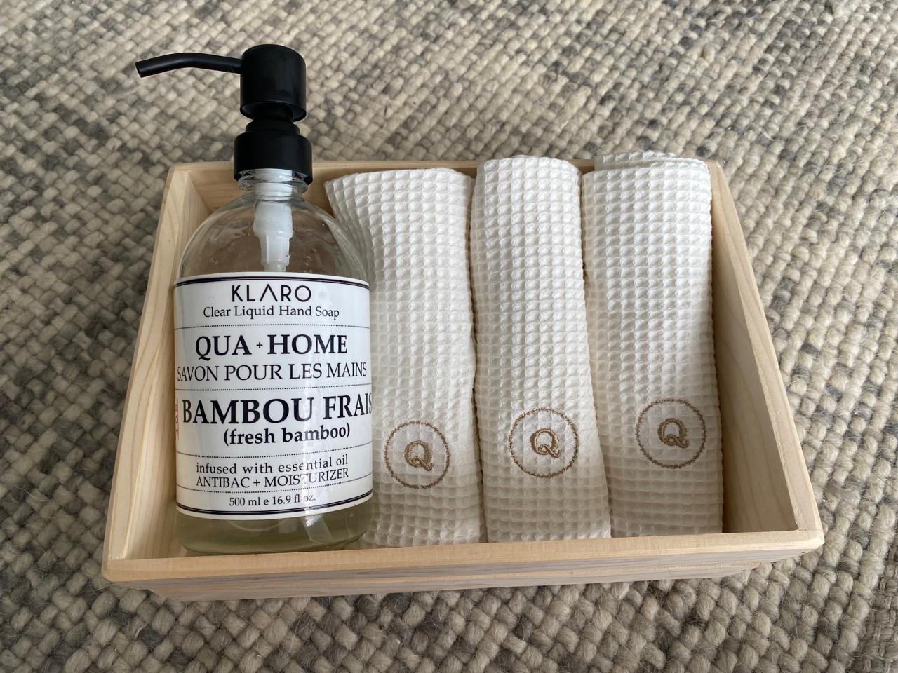 Powder Room Hand Soap / Towel Sets