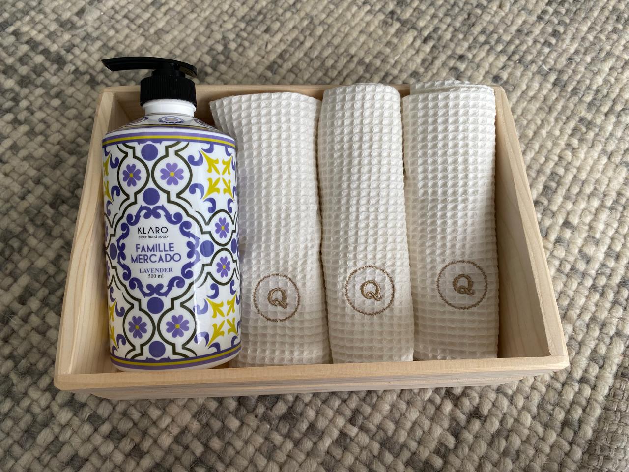 Powder Room Hand Soap / Towel Sets