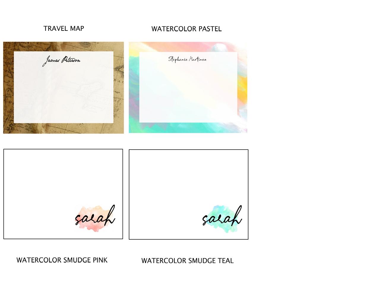 Stationery - Gift Cards, Delivery Pads, Memo Pads, Money Envelopes