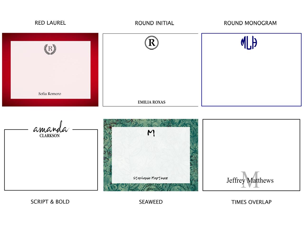 Stationery - Gift Cards, Delivery Pads, Memo Pads, Money Envelopes