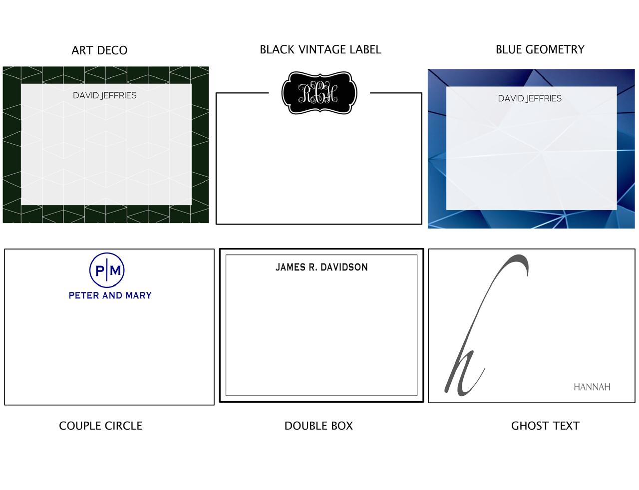 Stationery - Gift Cards, Delivery Pads, Memo Pads, Money Envelopes