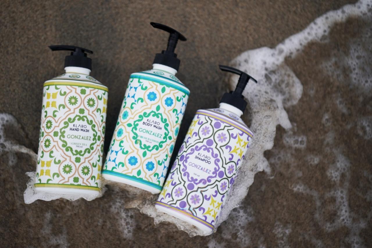 Clear Liquid Hand Soap in Personalized Pump Dispensers