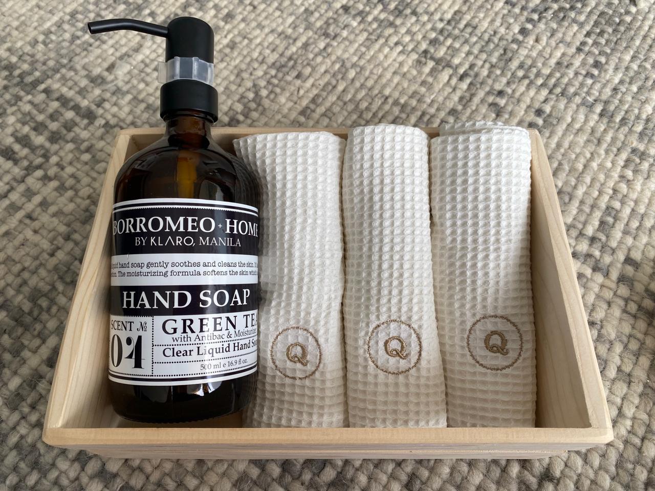Powder Room Hand Soap / Towel Sets