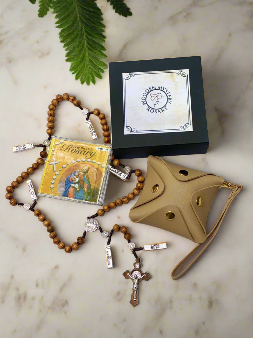 Wooden Mystery Rosary