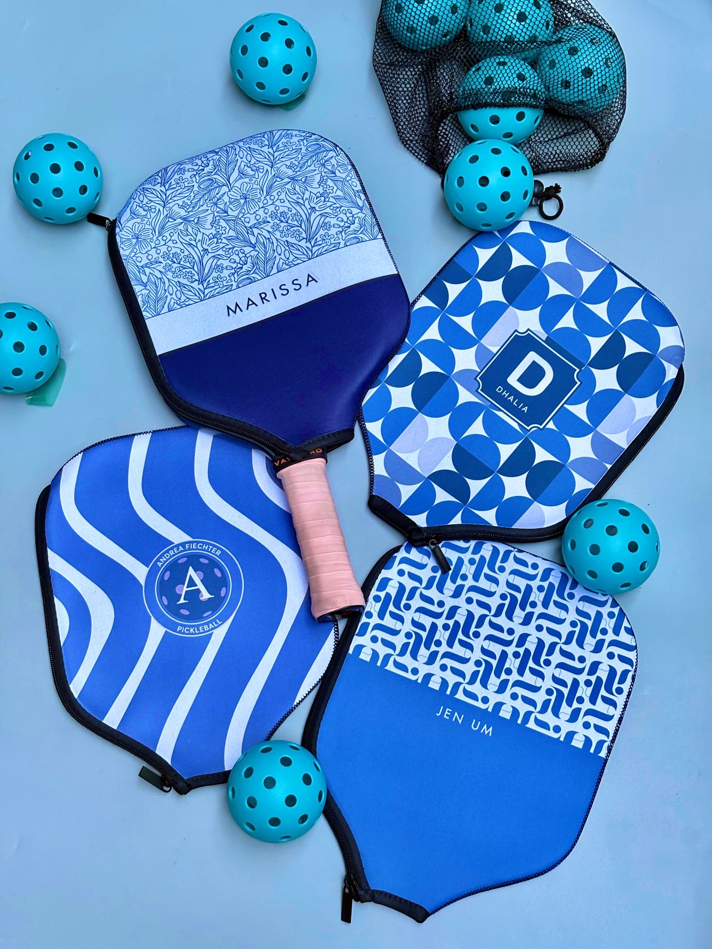 Pickleball Paddle Cover and Hand Towel Sets