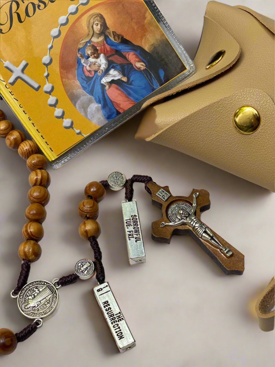 Wooden Mystery Rosary
