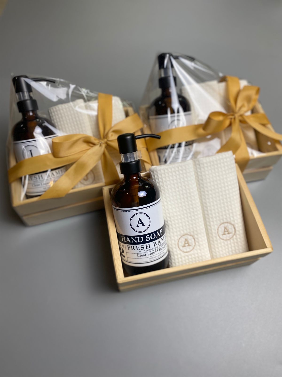 Powder Room Hand Soap / Towel Sets