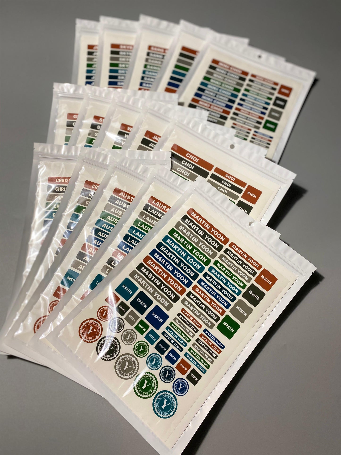 Name Labels - Waterproof Vinyl Stickers