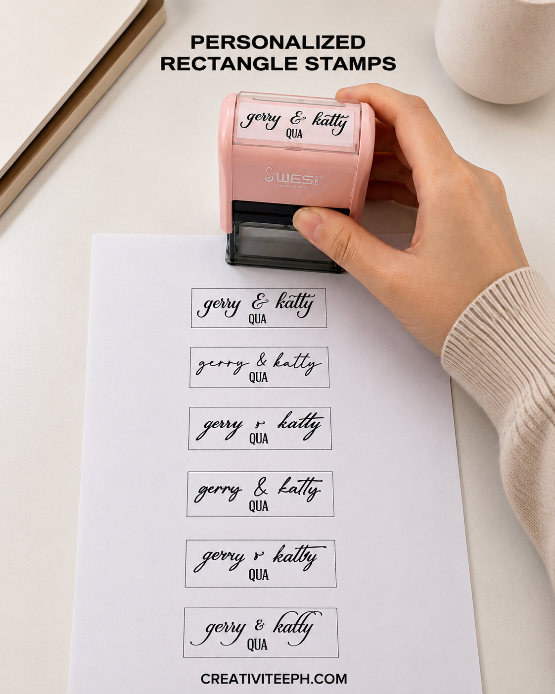 Self-Inking Personal Stamps