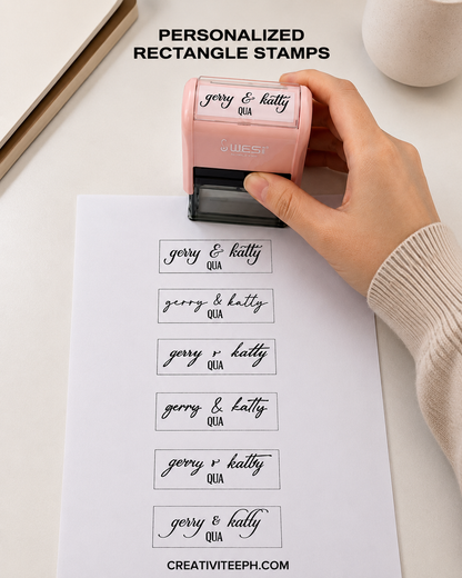 Self-Inking Personal Stamps