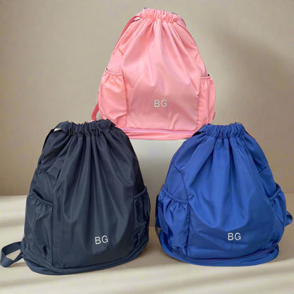 Foldable Drawstring Gym/Swim Bag