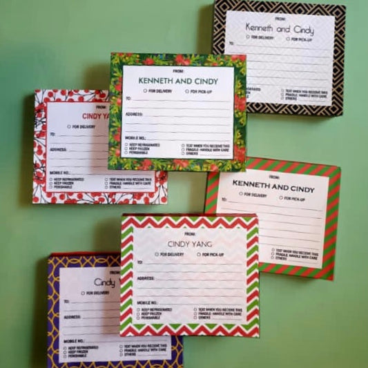 Holiday Stationery - Gift Cards, Delivery Pads, Money Envelopes