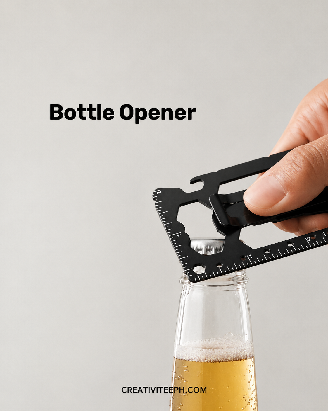 Metal Pocket Tool Card (with detachable money clip)
