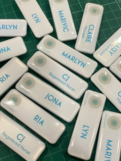 Magnetic Name Badges 20's