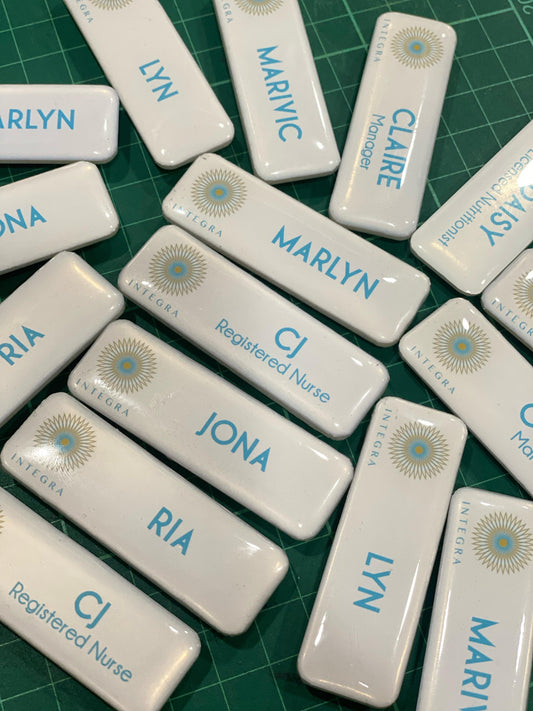Magnetic Name Badges 20's