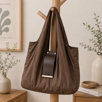 Leather Keychain Shopping Bag