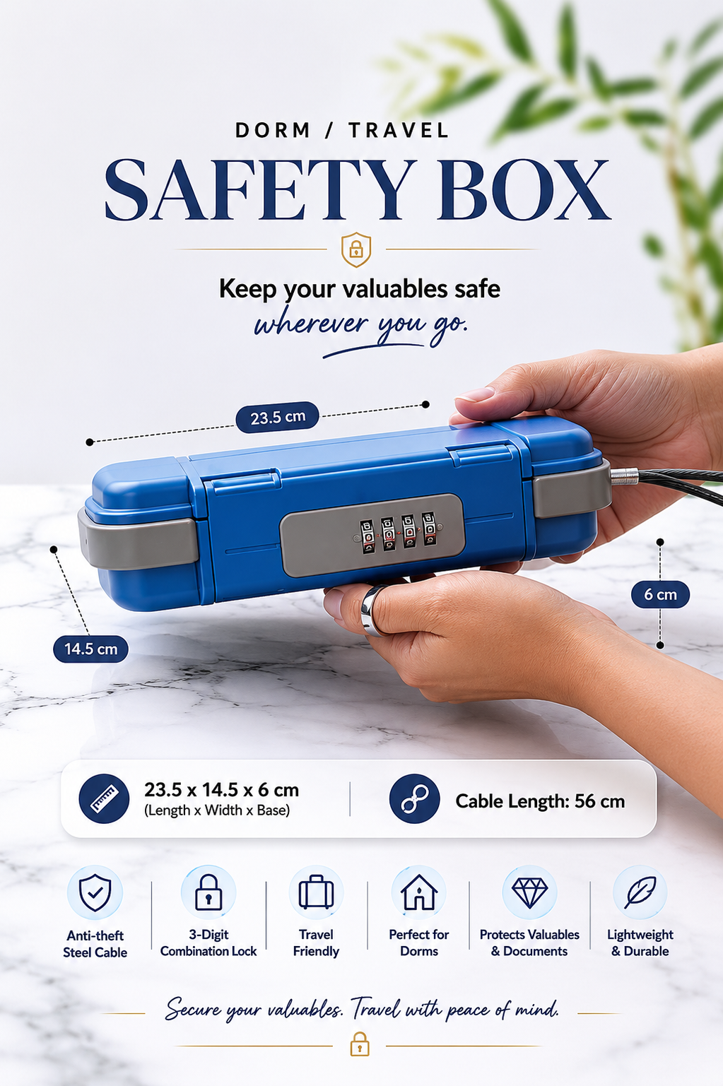 Travel Personal Security Box