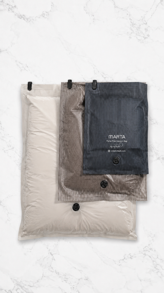 Pump-Free Vaccum Bags