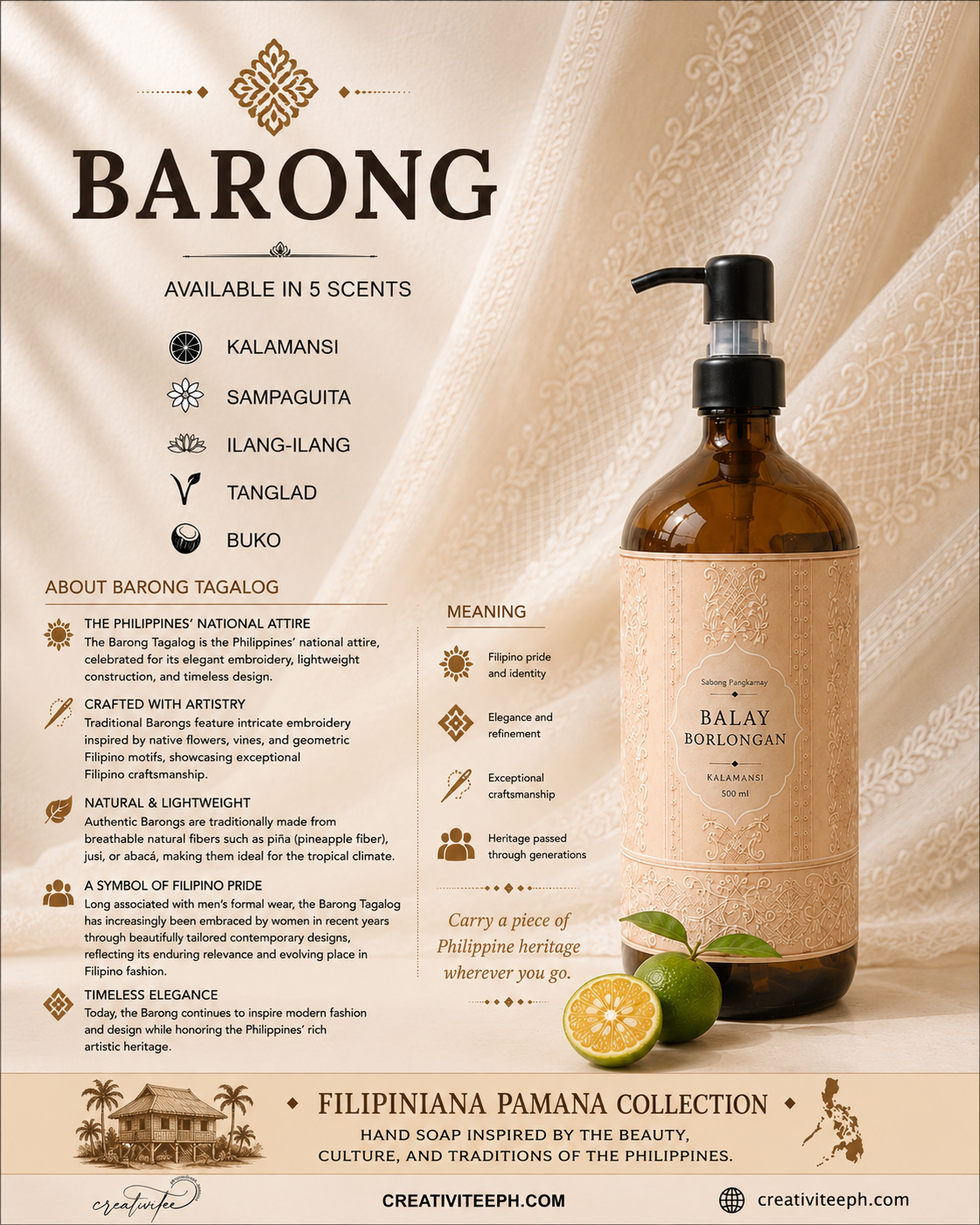 Filipiniana Hand Soap Collection