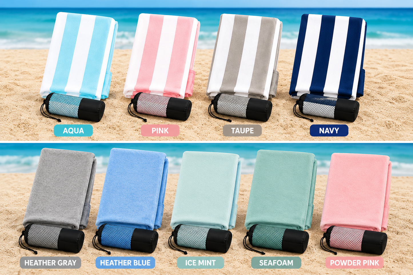 Quick Dry Towels (in Pouch or Silicone Capsule)