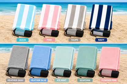 Quick Dry Towels (in Pouch or Silicone Capsule)