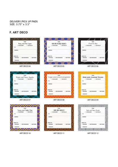 Stationery - Gift Cards, Delivery Pads, Memo Pads, Money Envelopes