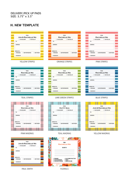 Stationery - Gift Cards, Delivery Pads, Memo Pads, Money Envelopes