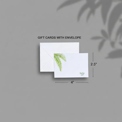 Stationery - Gift Cards, Delivery Pads, Memo Pads, Money Envelopes