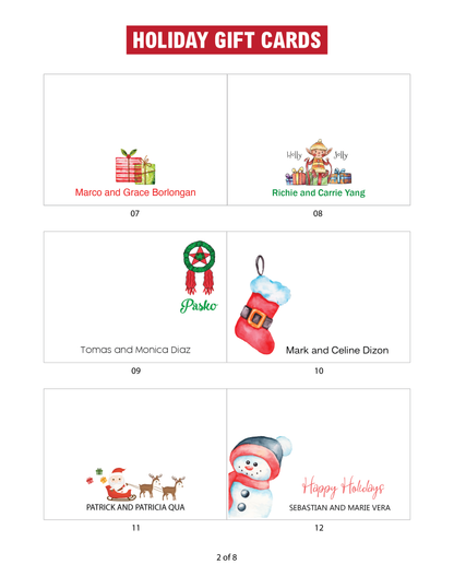 Stationery - Gift Cards, Delivery Pads, Memo Pads, Money Envelopes