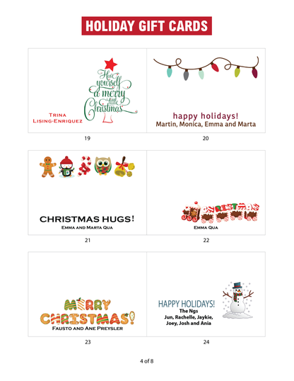 Stationery - Gift Cards, Delivery Pads, Memo Pads, Money Envelopes