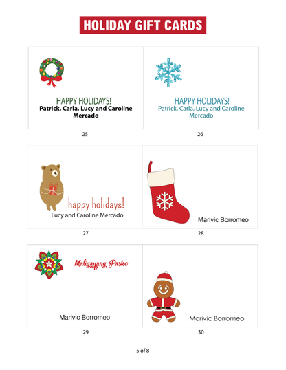 Stationery - Gift Cards, Delivery Pads, Memo Pads, Money Envelopes