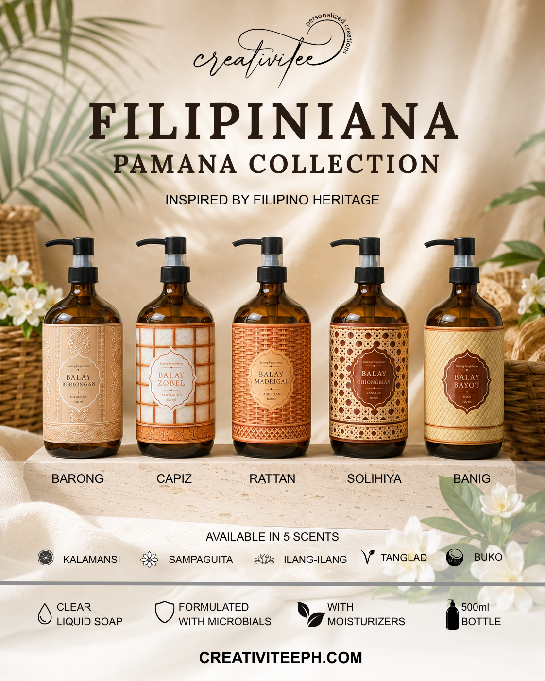 Filipiniana Hand Soap Collection