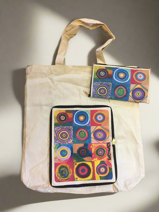 Foldable Canvas Shopping Tote